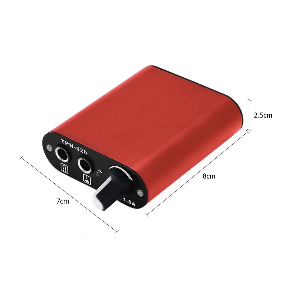 

Compact Portable Tattoo Power Supply Excellent Durable Aluminium Alloy Process Set Adapter Tattoo Machine Accessories