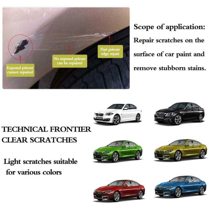 10 * 20cm Scratch Repair Cloth Polish Practical Automotive Care High quality Nano Scuffs