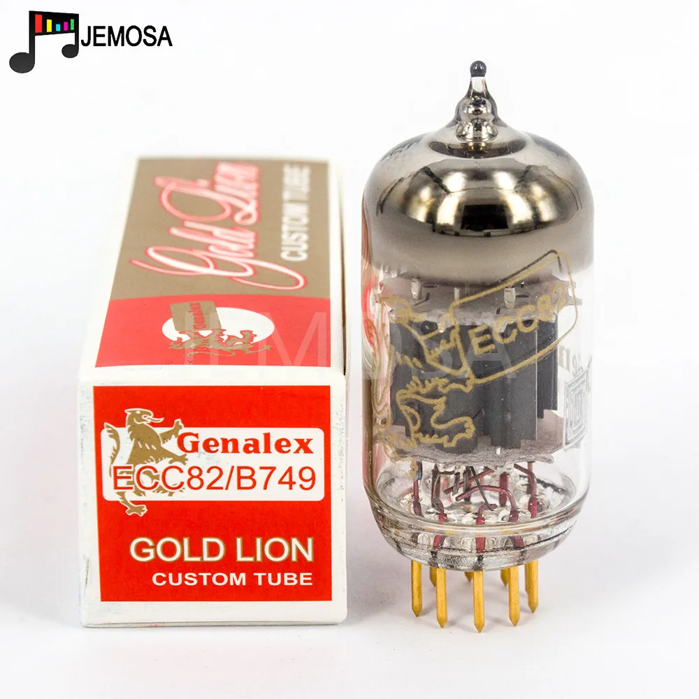 

Russia Gold Lion Genalex Vacuum Tube ECC82/B749 12AU7 5814 6189 Electron Tube 9PINS Tube DIY HIFI Audio Vacuum Tube Amplifier