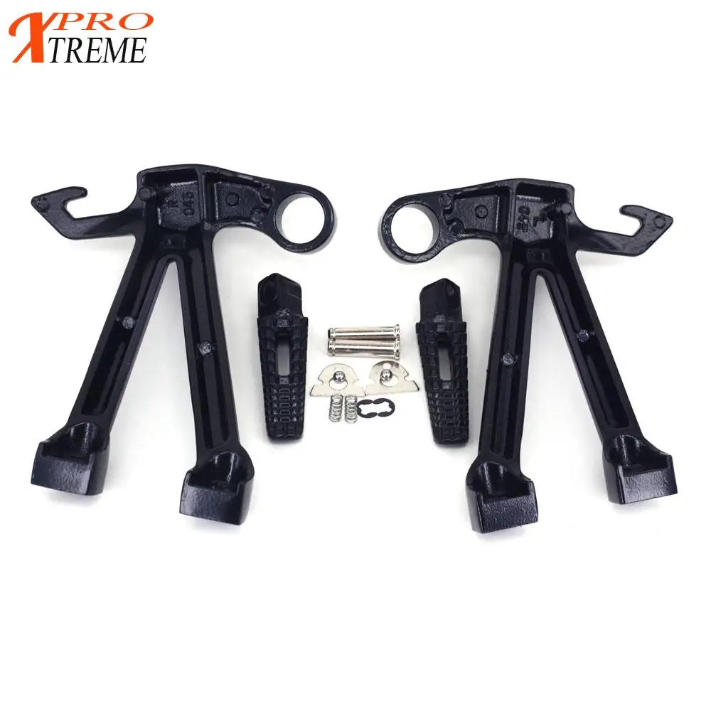 Rear Passenger Footrests Foot Peg Rest Pedal Tripod Brackets Mount For Suzuki GSXR1000 GSXR 1000 2007 2008 07 08 | Автомобили и