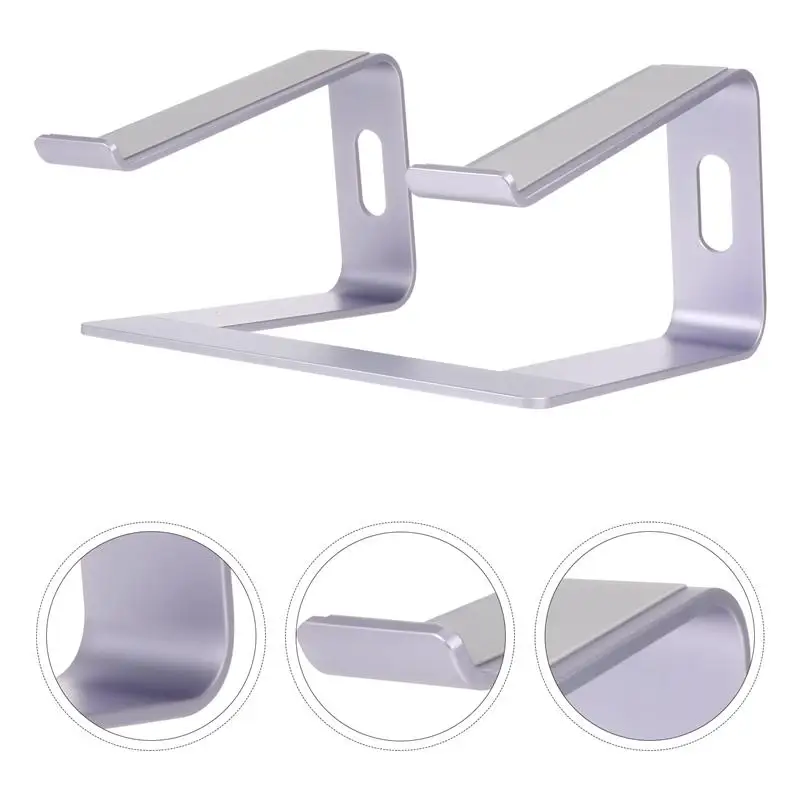 

1Pc Laptop Stand Aluminum Alloy Laptop Rack Notebook Stand Elevated Rack