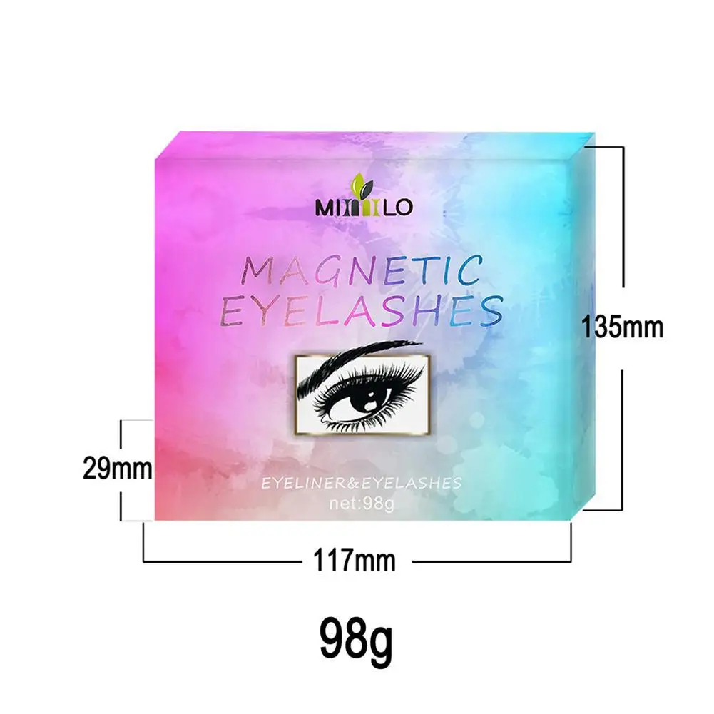 

Two Pairs Of Magnetic Eyelashes Magnetic Liquid Eyeliner Double Layer Two Pairs Of Five Magnets False Eyelashes Set