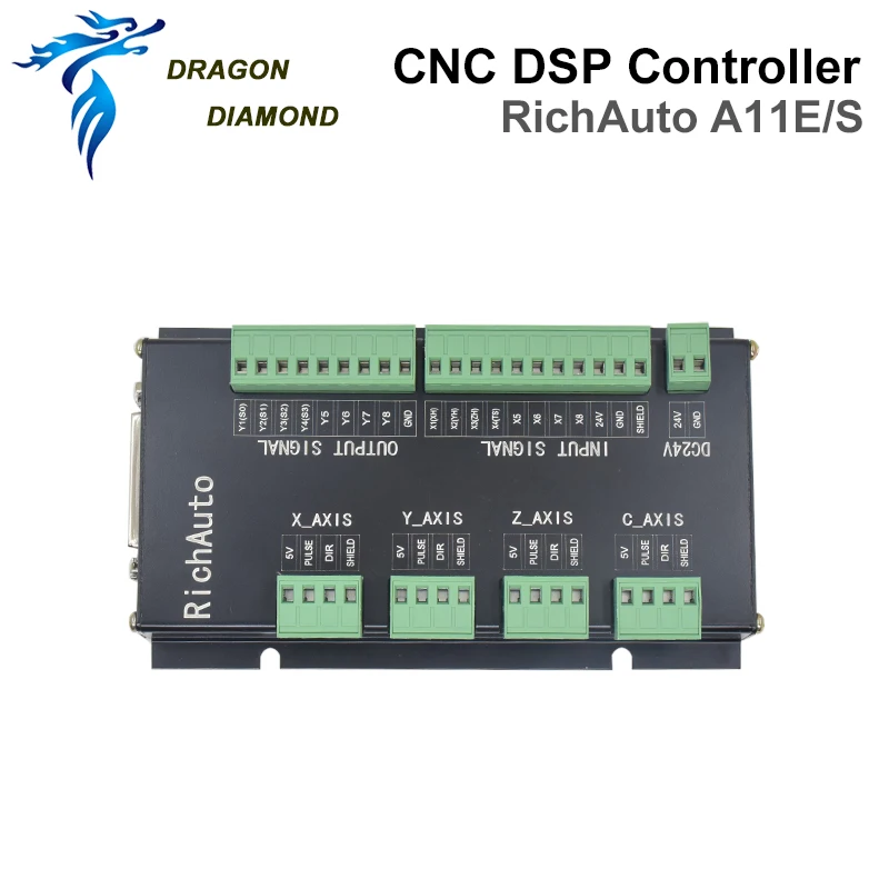 DRAGON DIAMOND RichAuto DSP A11E/S CNC Control ler 3 Axis USB Remote для ЧПУ Router System | Инструменты