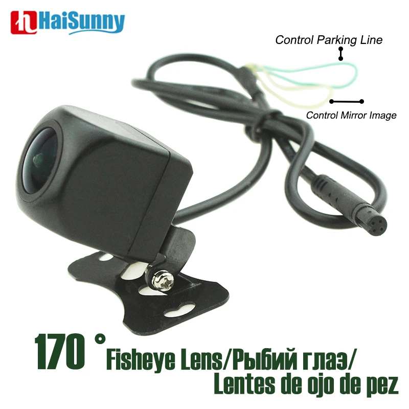 Водонепроницаемая камера заднего вида объектив рыбий глаз широкоугольная для