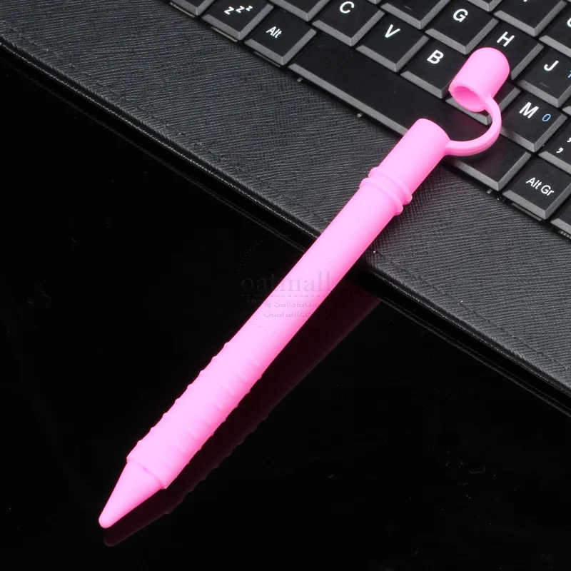 Мягкий силиконовый чехол для Apple Pencil, чехол для iPad, чехол для планшета, стилус, 360, полный защитный чехол - Цвета: Розовый