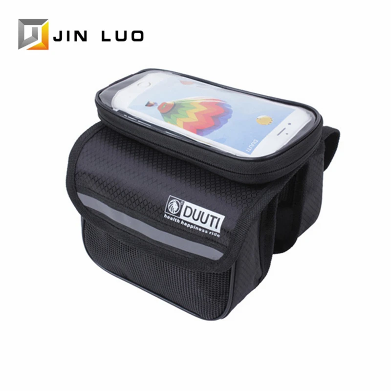 Сумка велосипедная на переднюю трубу седло Pannier водонепроницаемая нейлоновая