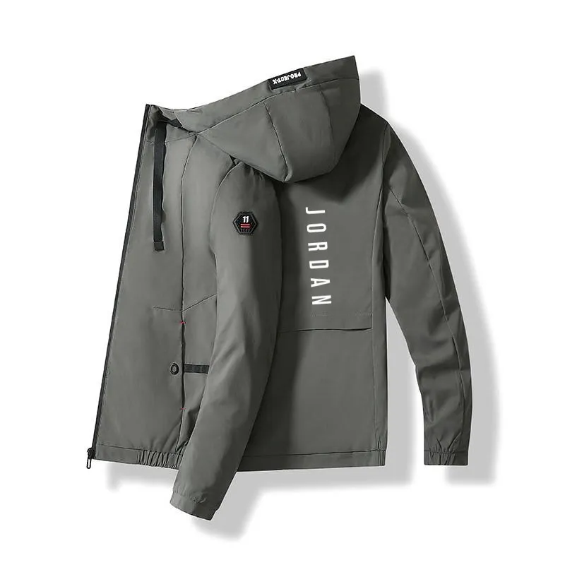 2020 новая весенне осенняя Новая модная куртка с капюшоном для молодых мужчин