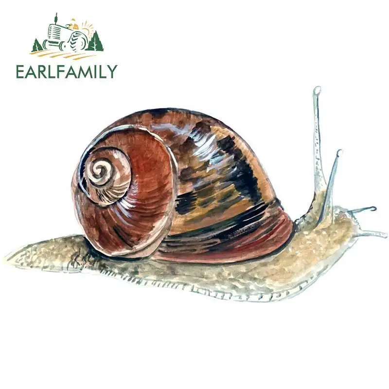 EARLFAMILY 13 см x 7,3 см для моллюсков, моллюсков, Виниловая наклейка для автомобиля, лодки, домов на колесах, жилых людей, окна, кузова автомобиля, графическая наклейка