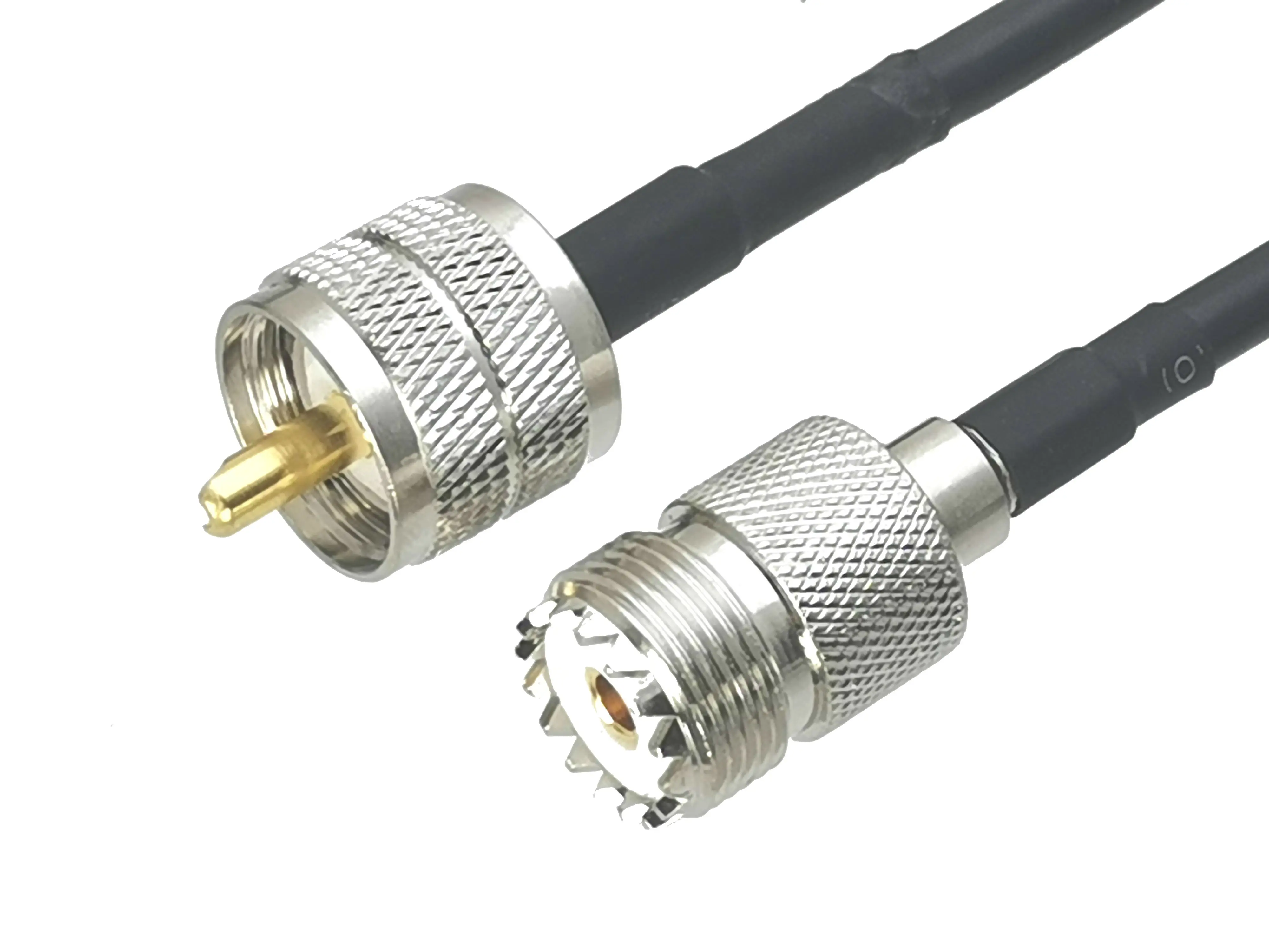 1 шт. RG58 UHF SO239 женский разъем для PL259 штекер Разъем RF коаксиальный гибкий