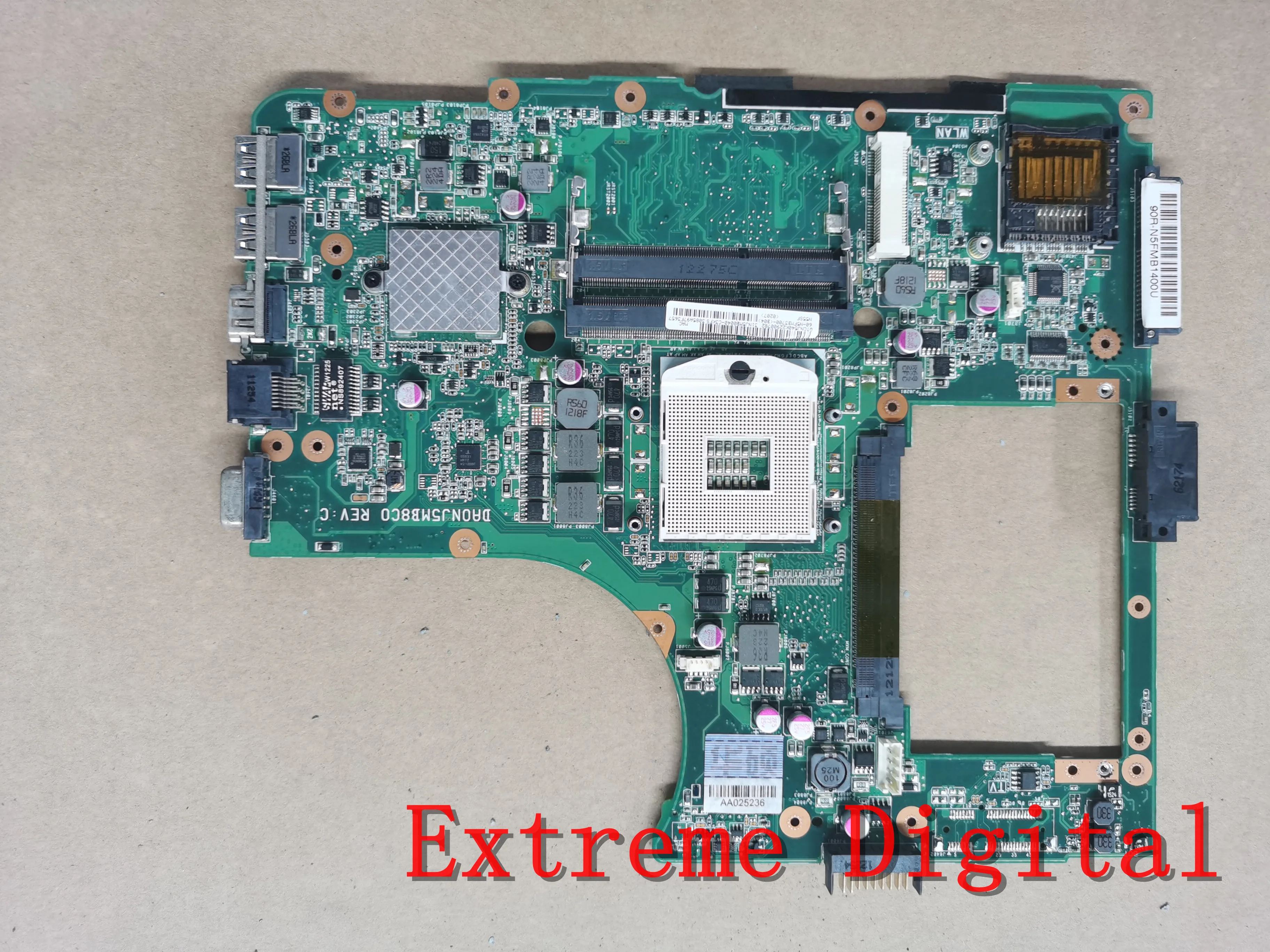 Материнская плата DA0NJ5MB8C0 для ноутбука ASUS N55S N55SL N55SF HM65 материнская 60 N5FMB3700 100%
