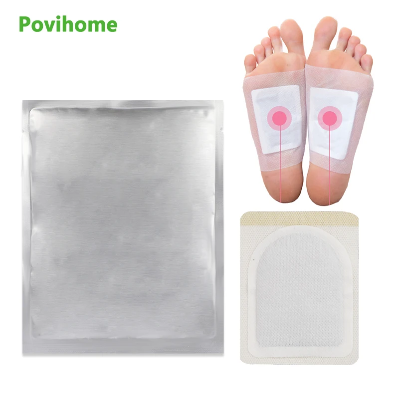 

10Pcs Bamboo Vinegar Detox Foot Patch Relieve Fatigue Improve Insomnia Herbs Plaster Natural Herbal Slimming Cleansing Sticker