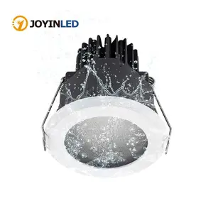 Глубокий антибликовый светодиодный светильник 12 Вт, встраиваемый светильник с регулируемой яркостью, IP65, водонепроницаемый, с защитой от запотевания, для ванной, кухни, дома, Встраиваемый прожектор 75-80 мм