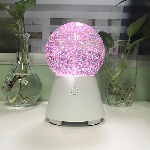 Белый Танцы воды bluetooth динамик Циклон шторм светодиодный беспроводной портативный bluetooth динамик - Цвет: Белый