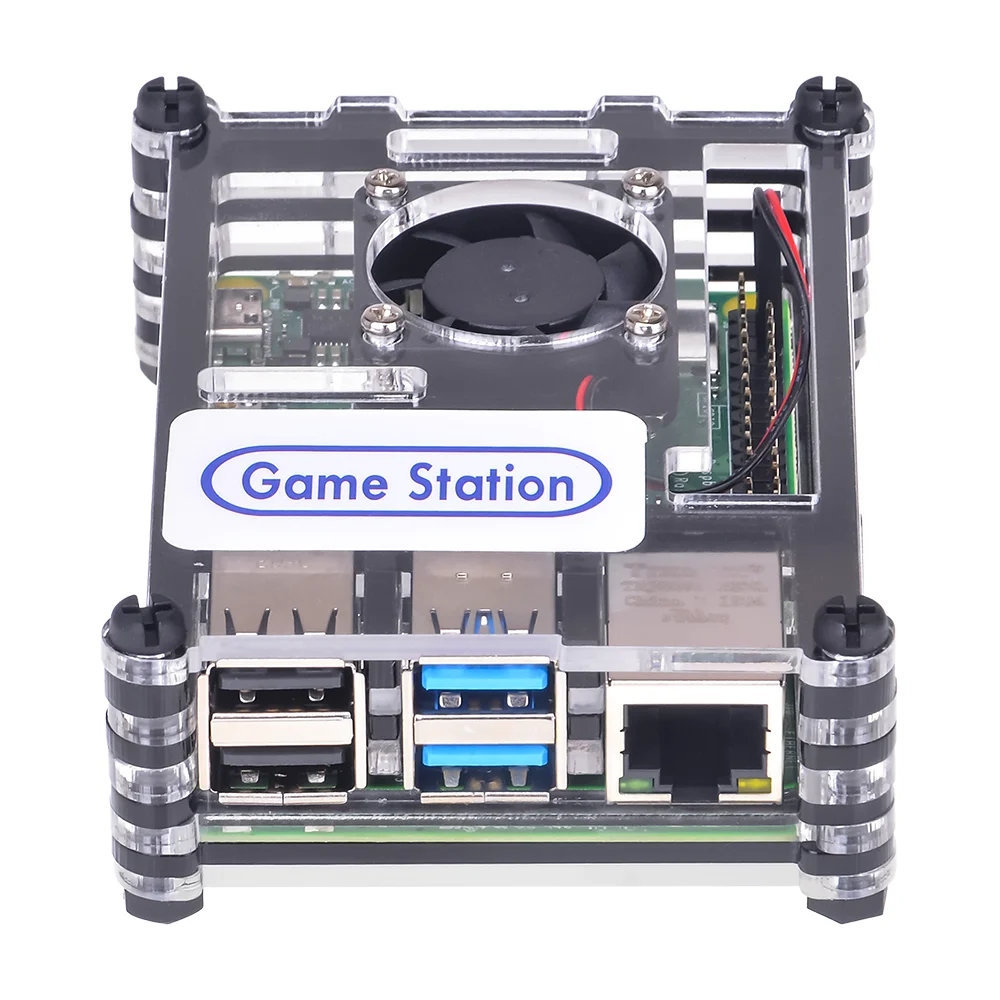 Новая эмуляционная станция ES 128G Raspberry Pi 4B 14000 + игры в 1 аркадная игровая консоль