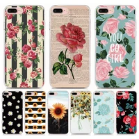 for iphone 13 pro max 13 mini 6 6s plus 5s 5 touch 6 7 phone case soft tpu flower back cover mobile phone bag for iphone 13 case
