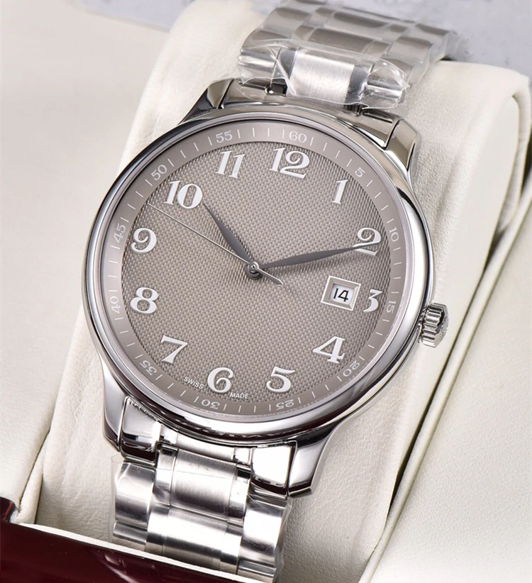 

Men's 40mm watch fully automatic mechanical watch sapphire mirror watch stainless steel waterproof multi-function watch