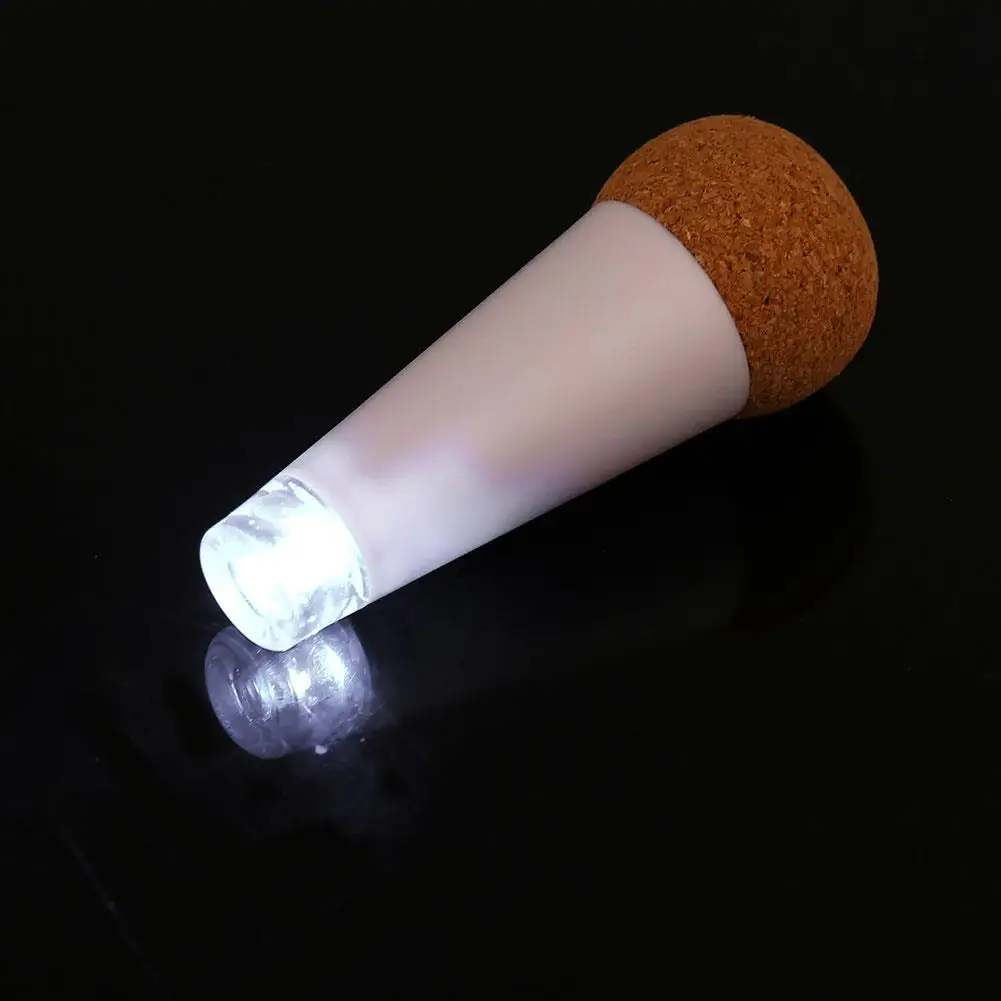 

Rechargeabl USB Bottle Round Cork Stop Bottle Stopper LED White Light Wedding K