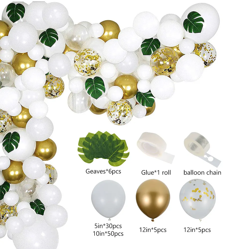 

98pcs/lot Balloons Arch Kit Skin Color Latex Garland Balloons Baby Shower Supplies Backdrop Wedding Party Decor Birthday