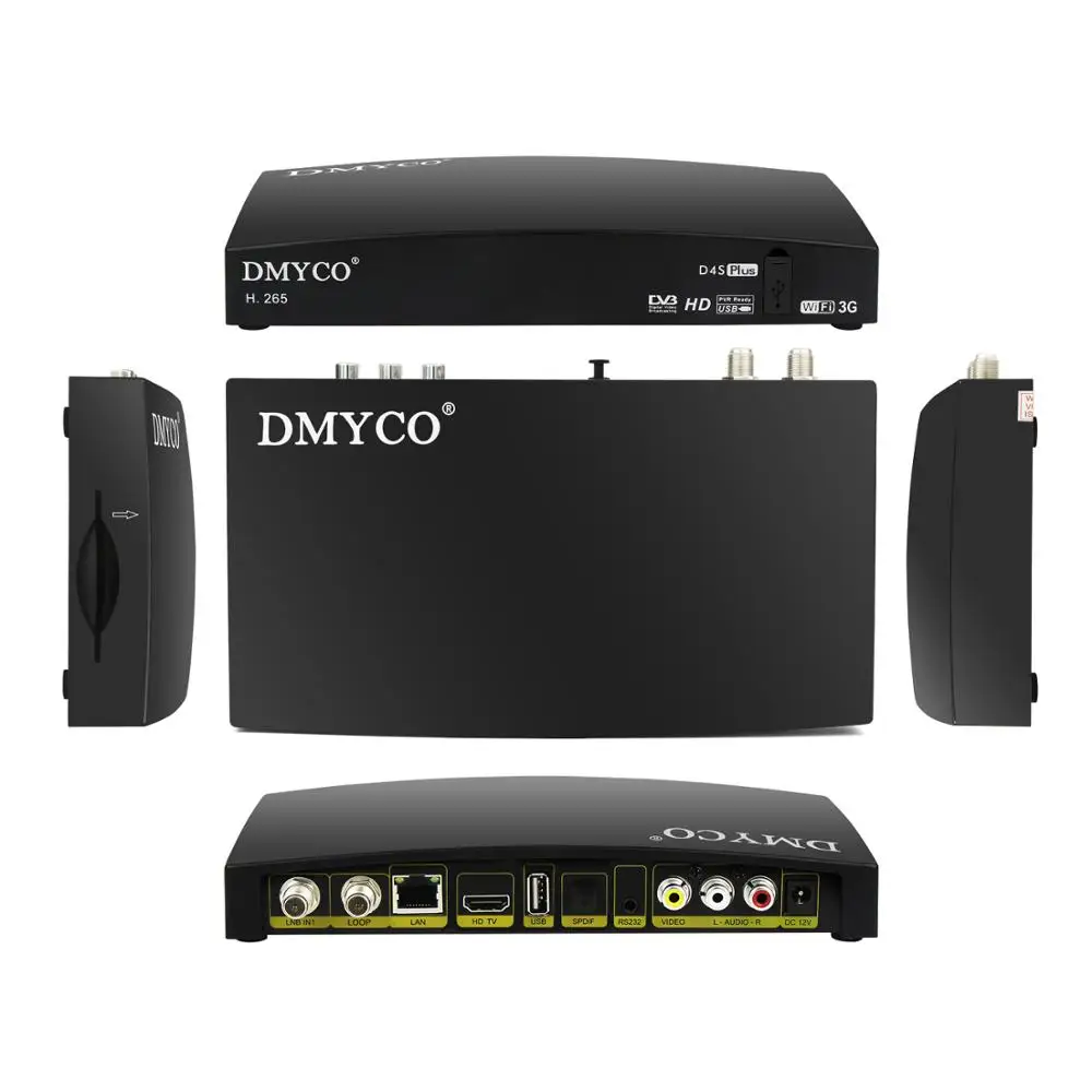 Оригинальный DVB-S2 ТВ-рецептор цифровой спутниковый ресивер D4S Plus LNB ТВ-декодер для