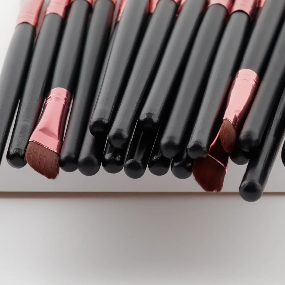 20PCSMakeup Brushes Luxury Champagne For Foundation Powder Blush Eyeshadow Concealer Lip Eye Makeup Brush Cosmetics Beauty Tools | Красота и