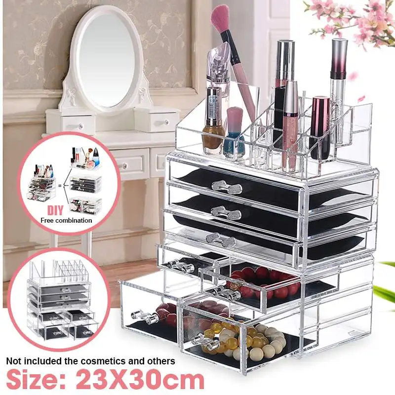 

Прозрачный акриловый ящик для хранения ювелирных изделий