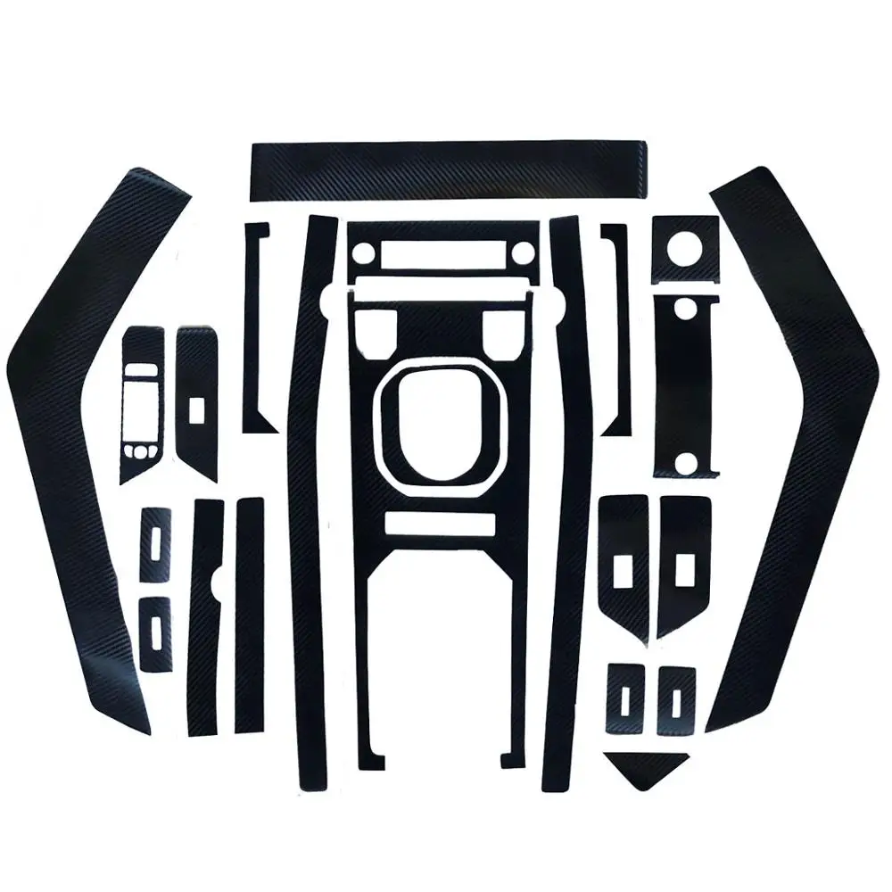 Стайлинг автомобиля 3D углеродное волокно интерьер центральной консоли