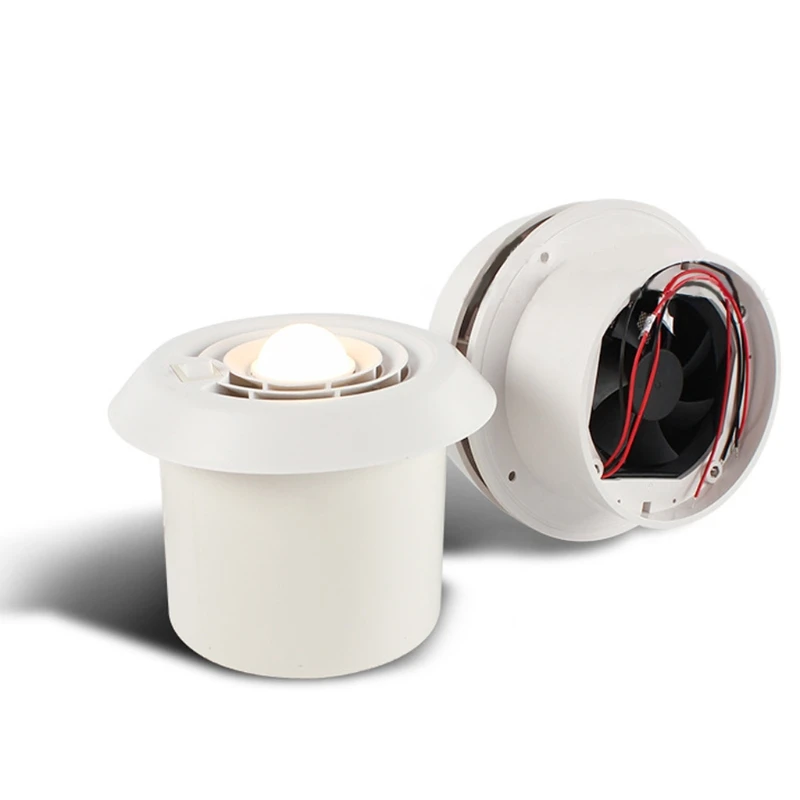 

1 Pc RV Fan Roof Air Vent Grille Whit Fan Travel Trailer Air Vent Camper Motor Home Caravan Replacement Accessories