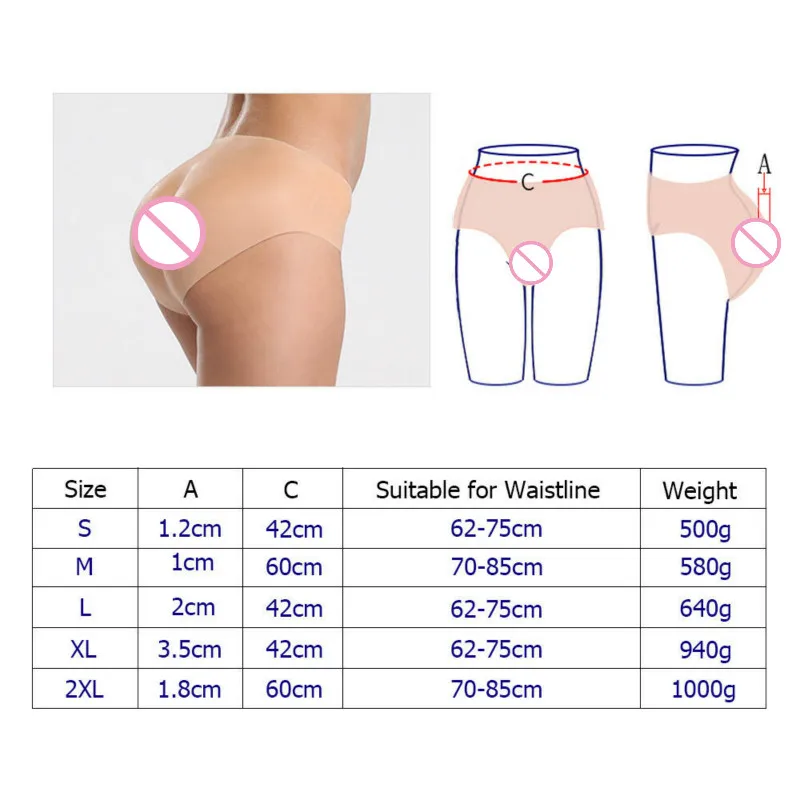 

Full Silicone Panties Buttocks Enhancer Panties Body Pad Shaping Set To Shape The Body Line and Highlight The Beauty of The Line
