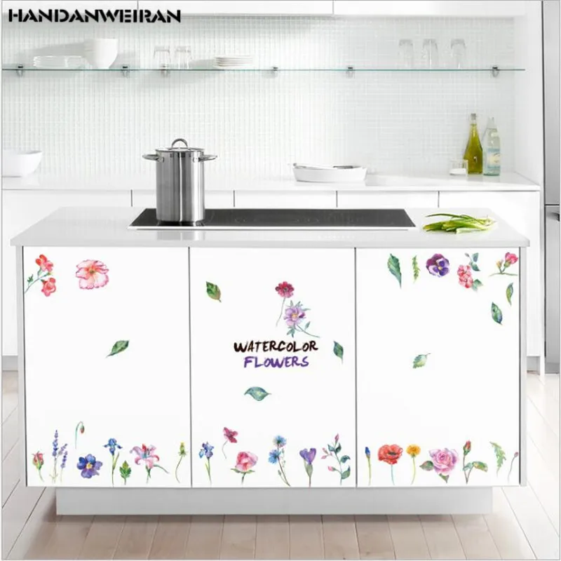 1 шт. 30*60 см маленький цветок наклейки на стену домашний Декор Гостиная Спальня