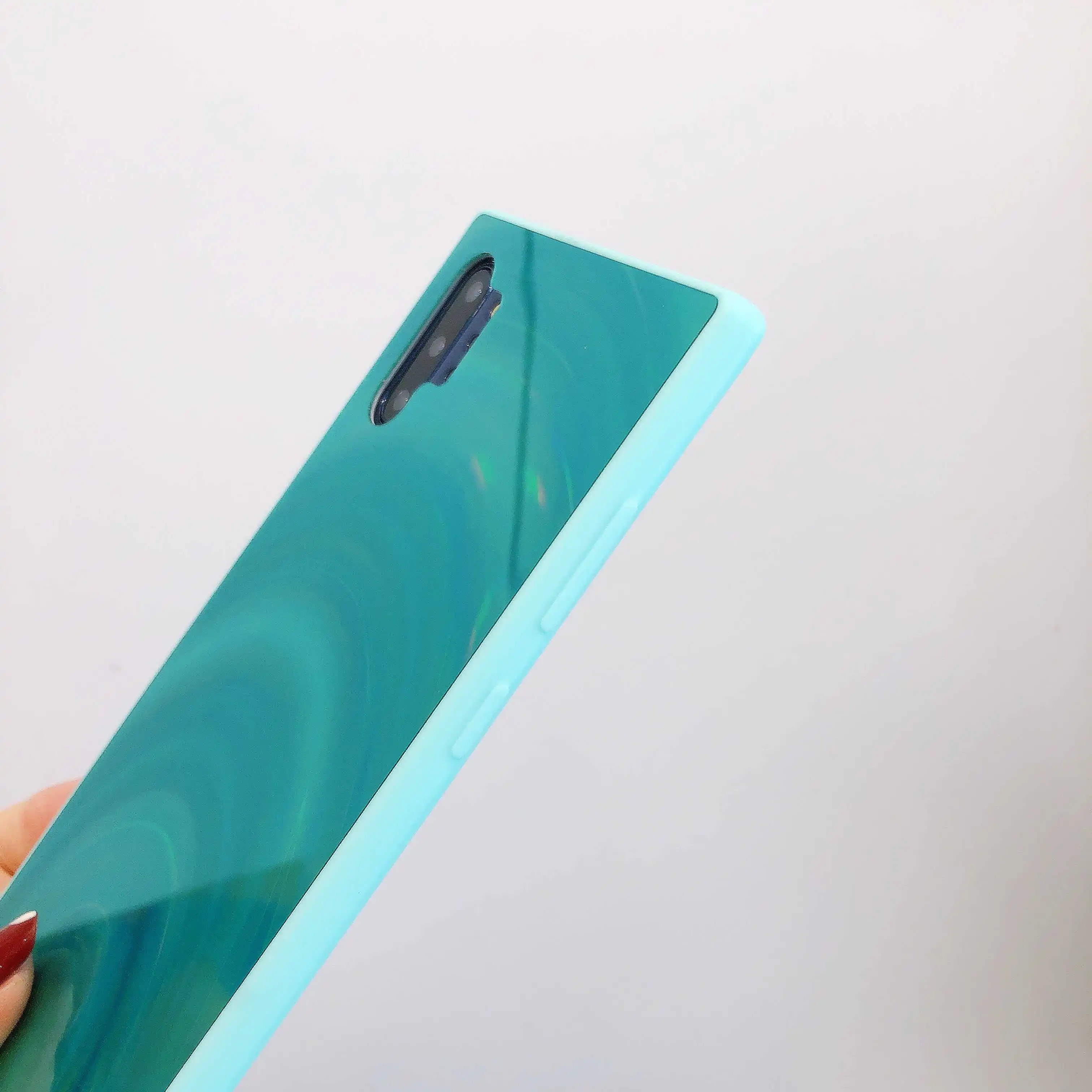 Чехол для Samsung Galaxy A750 A7 2018 A20 A30 A50 A50S A30S A70 A70S градиентный Радужный лазерный чехол