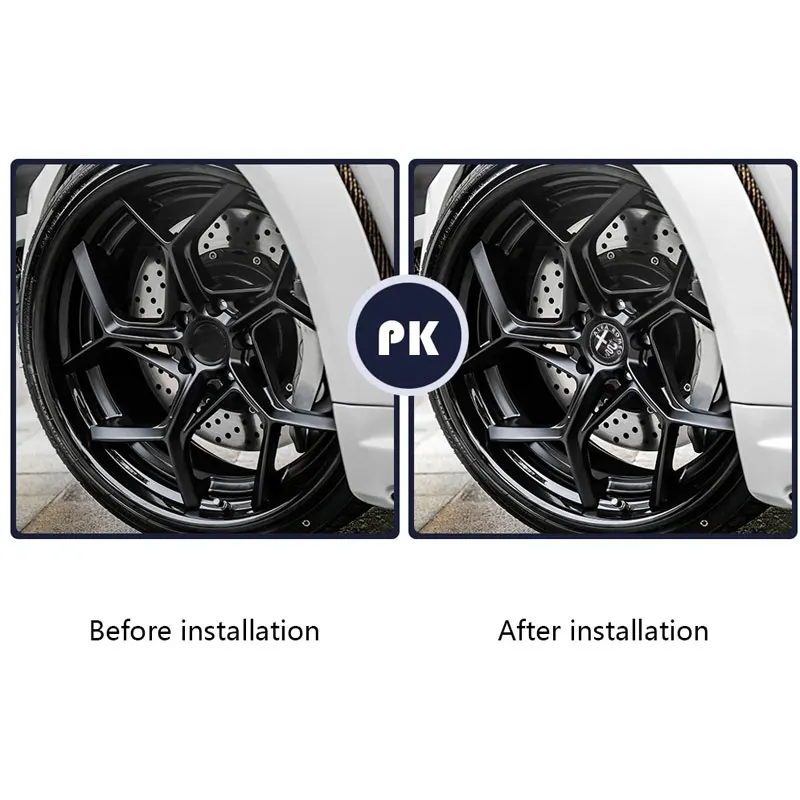 4 шт. 56 мм автомобильные наклейки на колеса в центре колпачок для ступицы