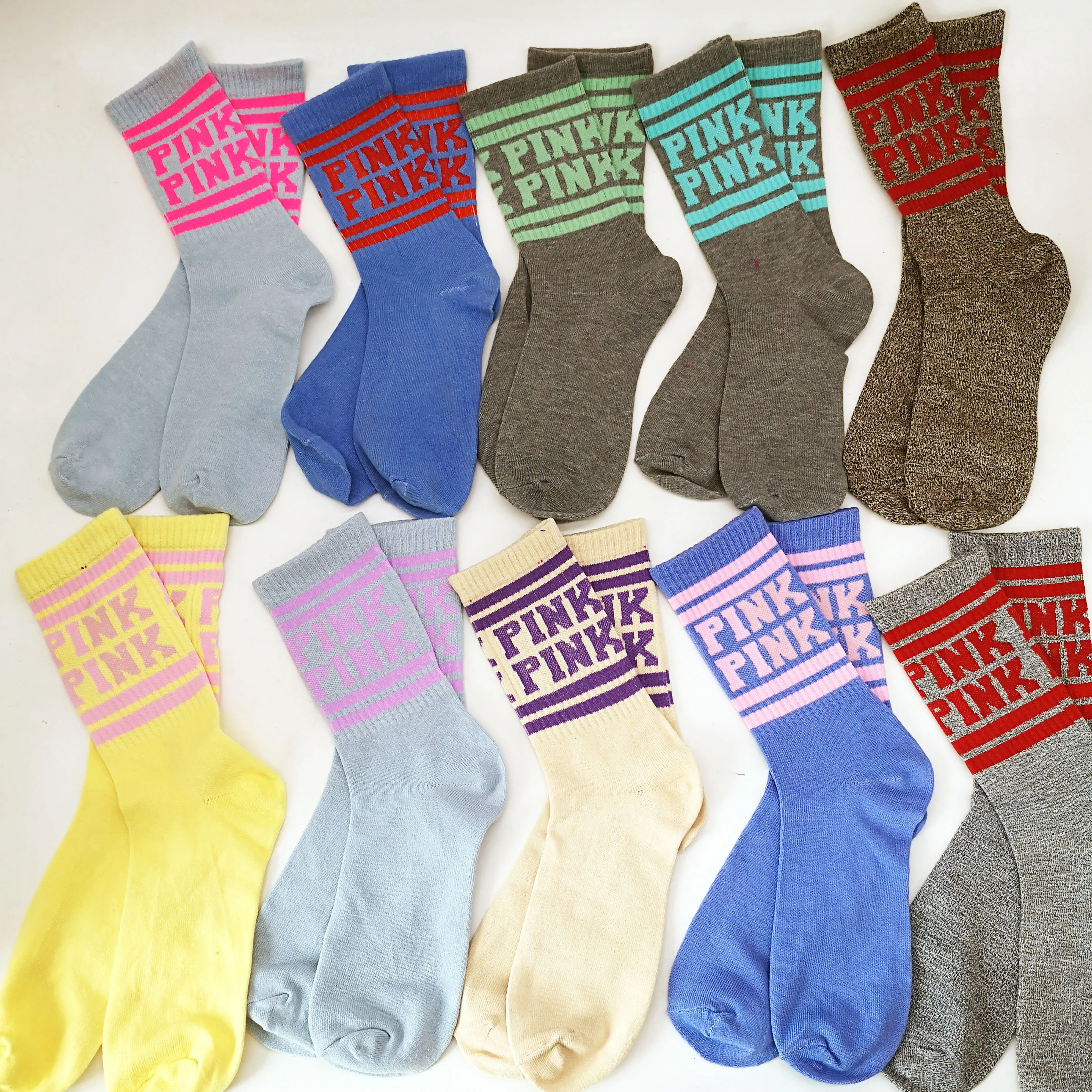 Женские носки с надписью Harajuku 3 пара/лот Calcetines винтажные Skarpetki Damskie уличная забавные носки Calcetines мягкие носки Sokken