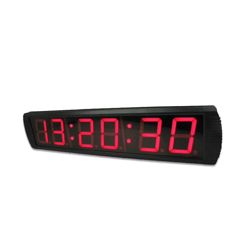 Big digital alarm clock indoor LED countdown timer display electronic 12v | Дом и сад