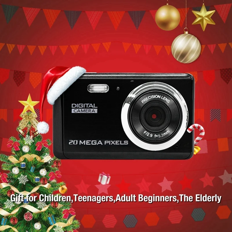8 Megapixel Inch TFT LCD Rechargeable HD Digital Camera Video Students Cameras with 8X Zoom / 12 MP/HD | Электроника