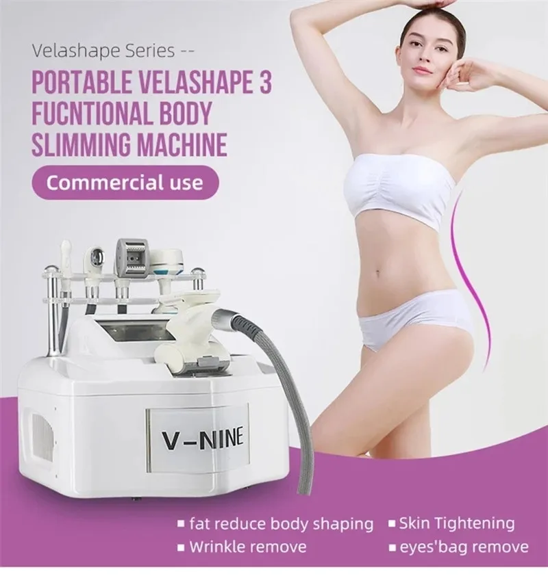 

2021 V9 Portable Multifunctional SHAPE Body Slimming Cavitation Cellulite Fat Removal Vacuum Roller eye care machine
