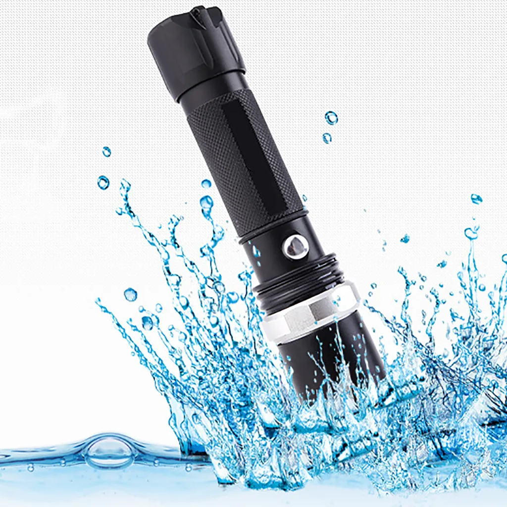 Светодиодный фонарик 18650 лм перезаряжаемый походный водонепроницаемый