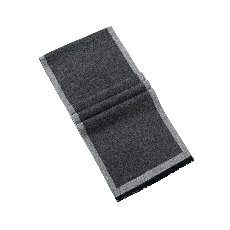 Новые мужские зимние шарфы деловые повседневные шейный платок для мужчин зимняя