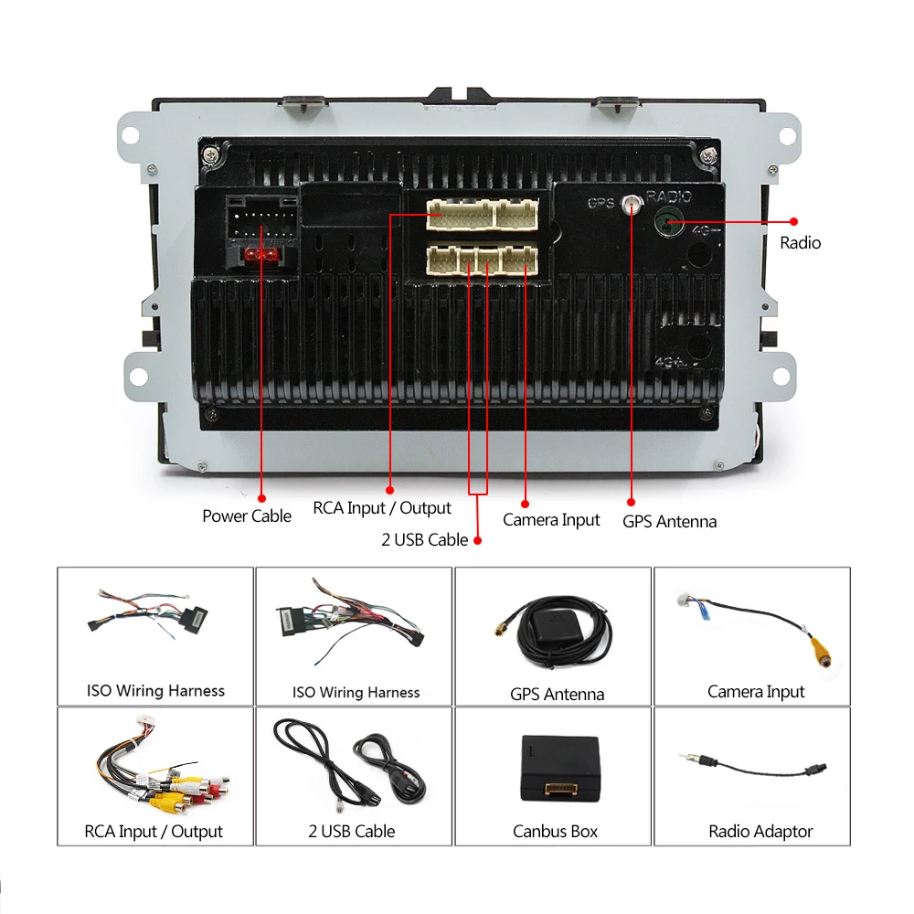 

Podofo, 2 Din, 9 , GPS , , WIFI VW/Skoda/Seat/Octavia/Polo