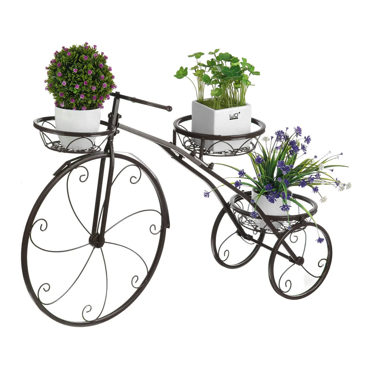 3 tier fahrrad dreirad plant stand blumentopf warenkorb halter lagerung rack display regal halter hause outdoor decor garten balkon free global shippi