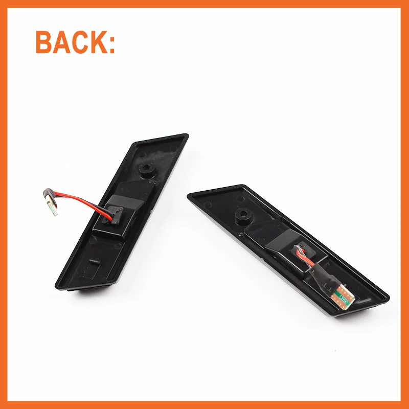 

2Pcs Car Side Marker Lights For BMW 3/5/7 Series E32 E34 E36 Dynamic LED Fender Turn Signal Lamp Smoked Shell Streamer Light