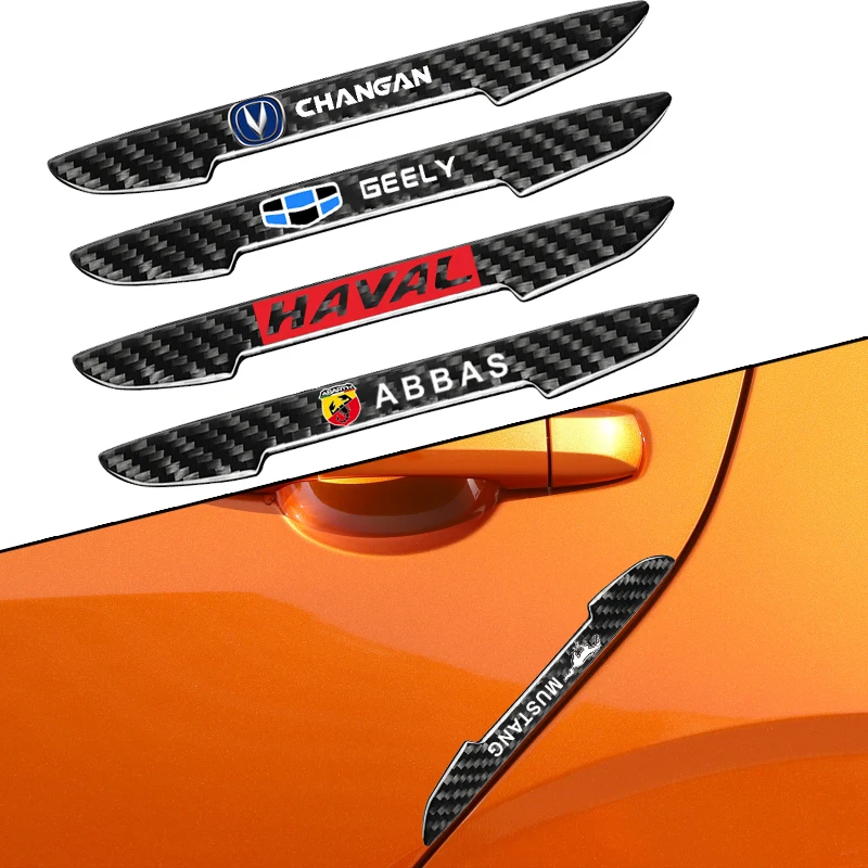 

4pcs Car Side Door Edge Protection Strip Ornament for VW Volkswagen Polo Gol R Golf 4 5 6 7 B7 B6 T5 T4 Passat Car Accessories