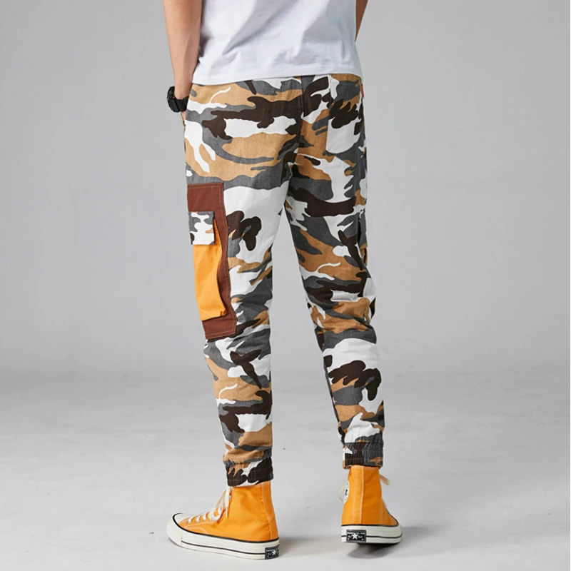 Мужская Уличная одежда длиной до бедер мужские камуфляжные брюки для бега