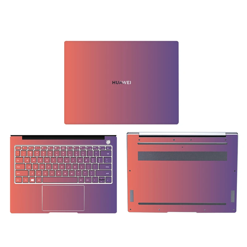 градиентные цветные наклей