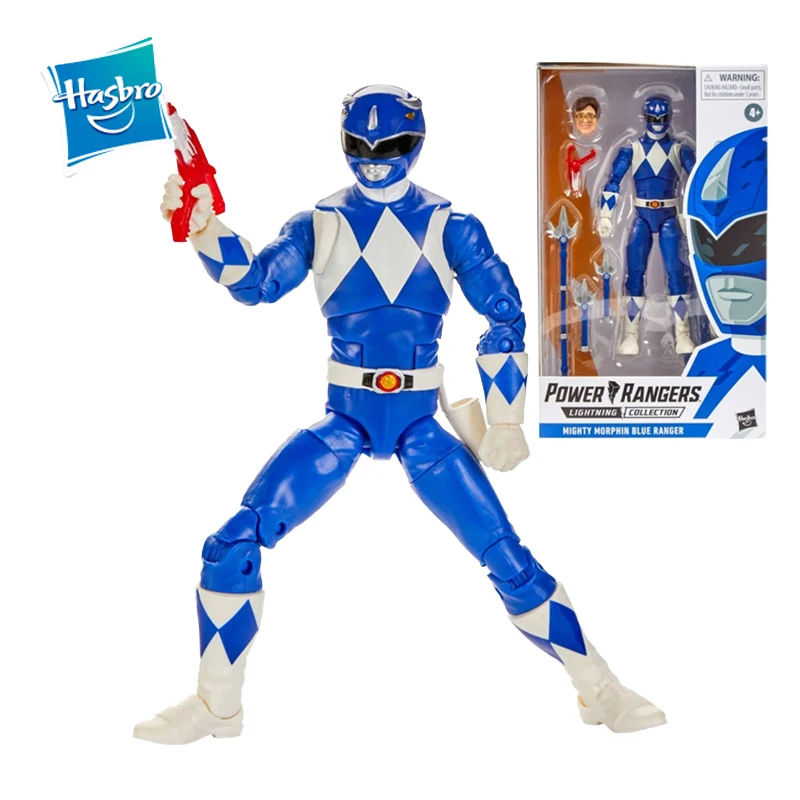

Hasbro Mighty Morphin Power Rangers Lightning Collection Mighty Morphin Blue Ranger Action Figure Model Toy Gift About 16Cm
