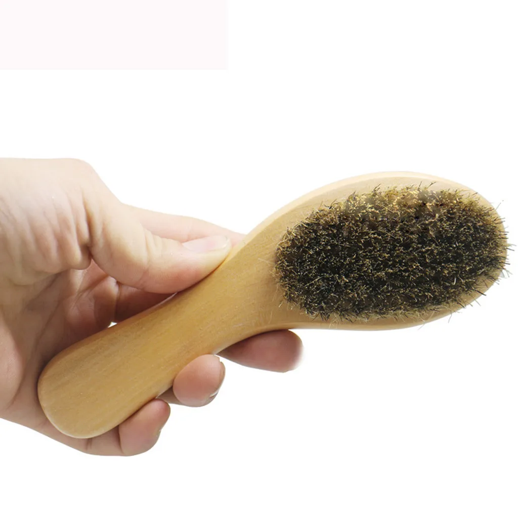 Combs Shaving Brush Men Bristles Hair Shave Wood Handle Razor Barber Tool Natural Comfortable Professional 2019 New July22B | Красота и