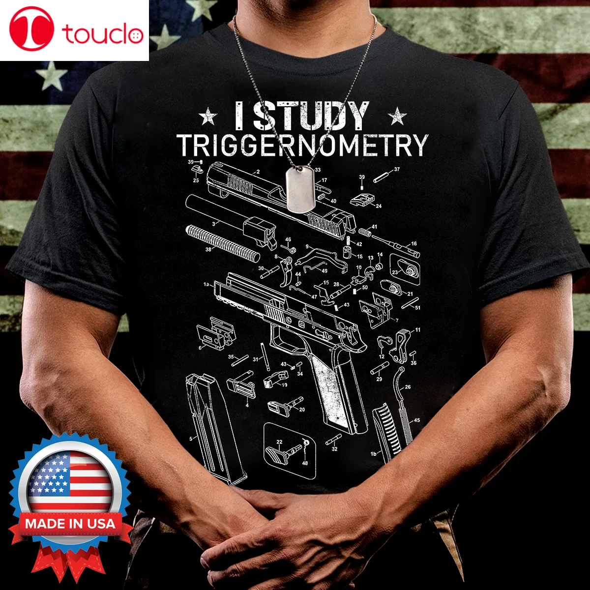 

I Study Triggernometry Gun Funny T-Shirt Gift For Men Unisex Women Men Tee Shirt