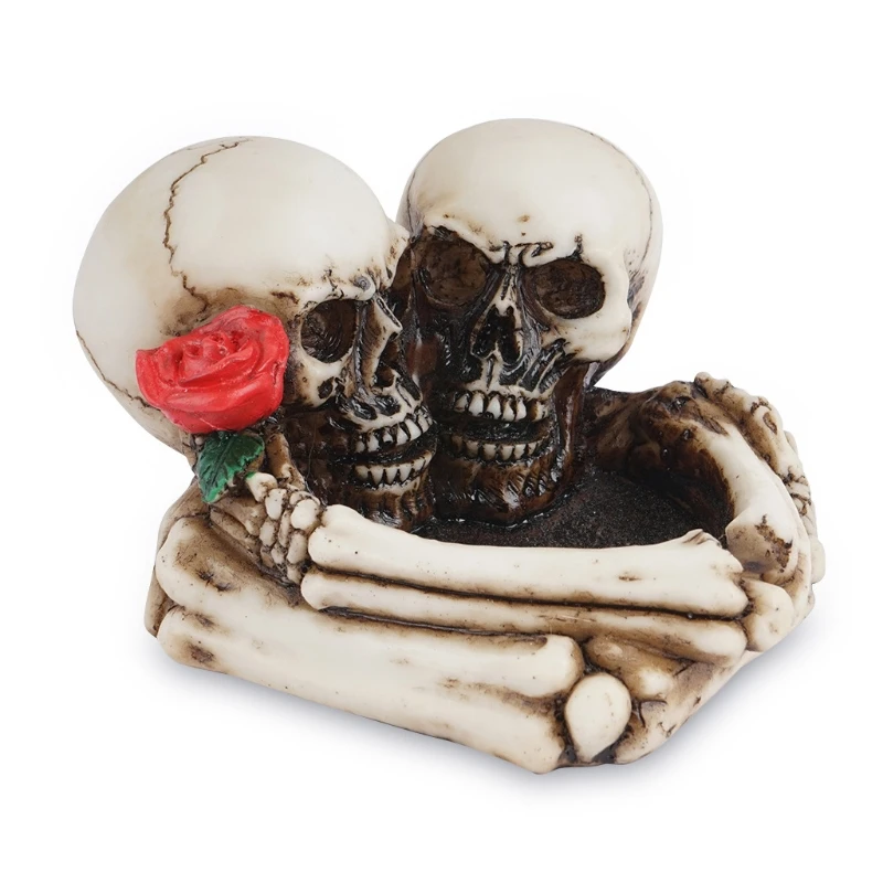 

Couple Skull Ashtray Resin Mold Resin Coaster Silicone Mold Diy Ashtray Flower Pot Resin Art Rhombus Epoxy Resin Mold