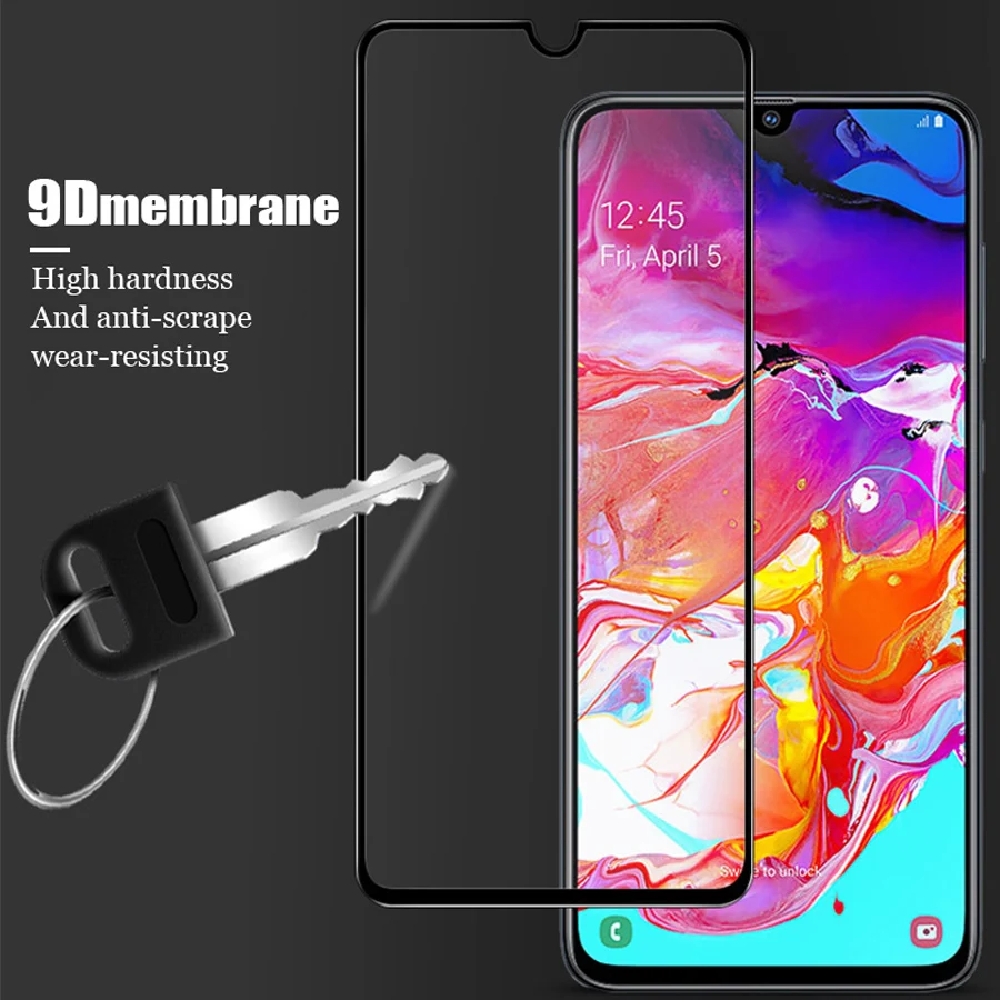 Прозрачное закаленное стекло для Samsung A51 A52 A71 A72 A12 A21S Защитное A10 A20 A30 A40 A50 A70 3 шт. |