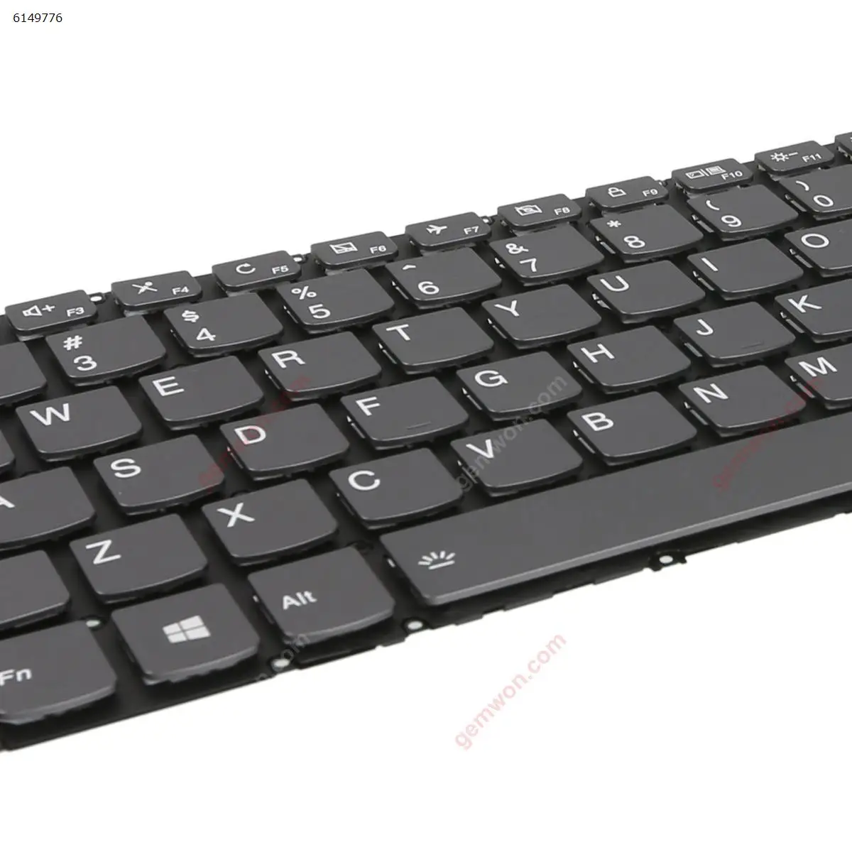 Новая сменная клавиатура QWERTY для ноутбука Lenovo YOGA 530-14IKB 530-14ARR серая без рамки с