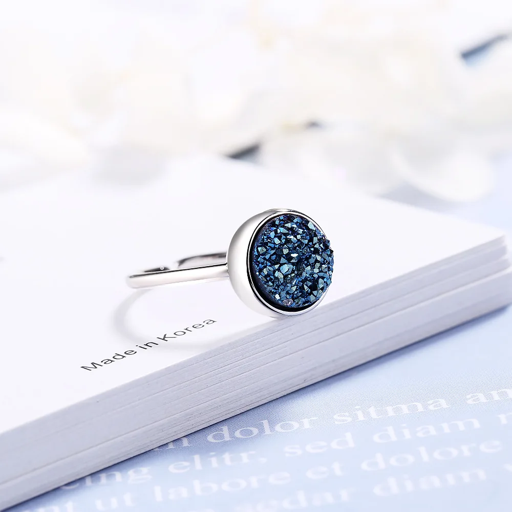 Регулируемое кольцо для женщин регулируемое с кианитом|Кольца| |